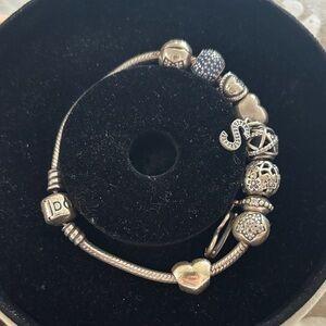 Silver Charm Bracelet